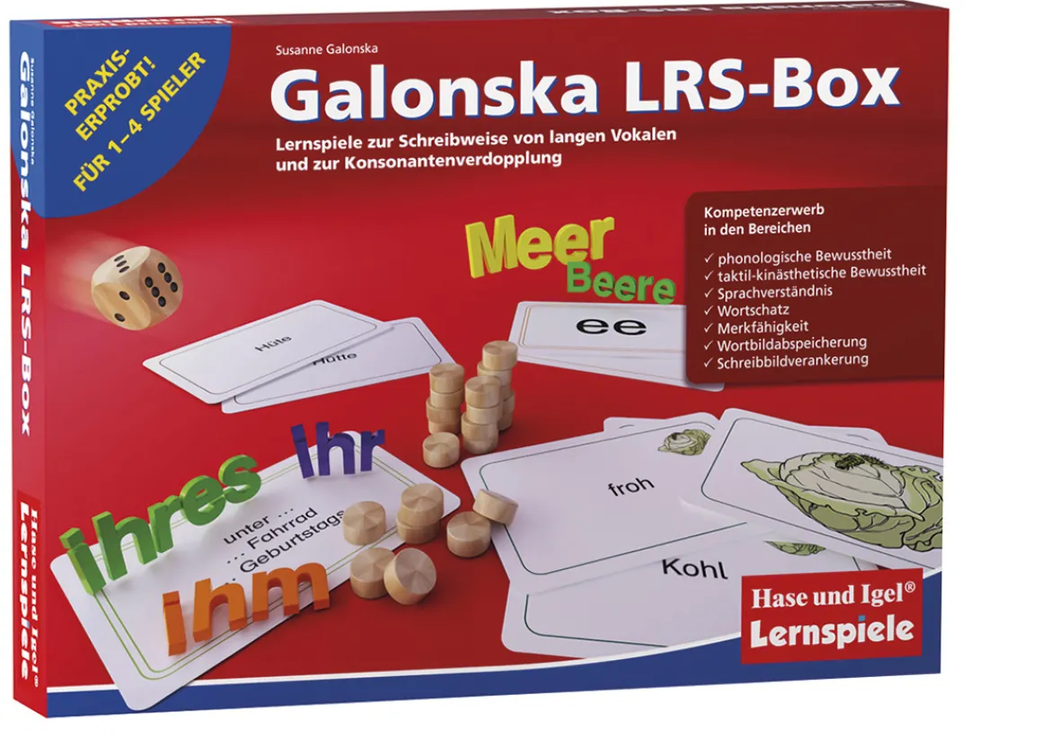 Galonska LRS-Box, Lernspiele, 2.-6. Klasse