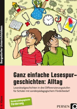 Ganz einfache Lesespurgeschichten: Alltag, Buch, 3. bis 6. Klasse