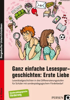 Ganz einfache Lesespurgeschichten: Erste Liebe, Buch, Klasse 3-6