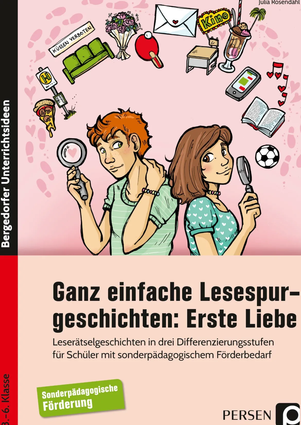 Ganz einfache Lesespurgeschichten: Erste Liebe, Buch, Klasse 3-6