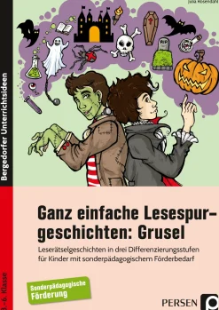 Ganz einfache Lesespurgeschichten: Grusel, Buch, Klasse 3-6