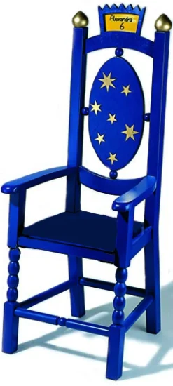 Geburtstagsstuhl blau, ab 2 Jahre