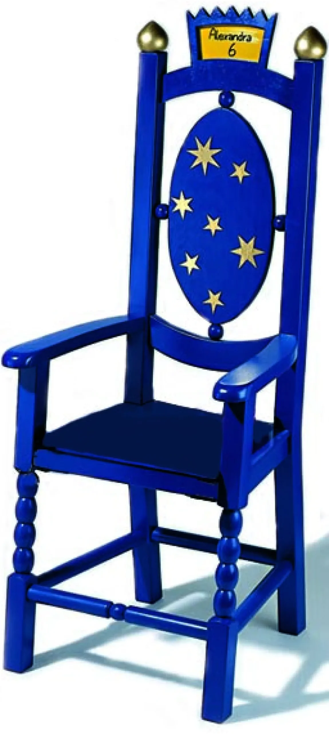 Geburtstagsstuhl blau, ab 2 Jahre