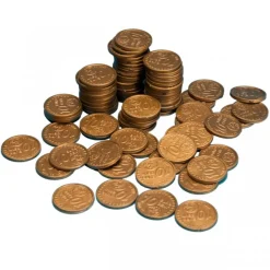Geld Euro-Münzen Spielgeld 10 Cent