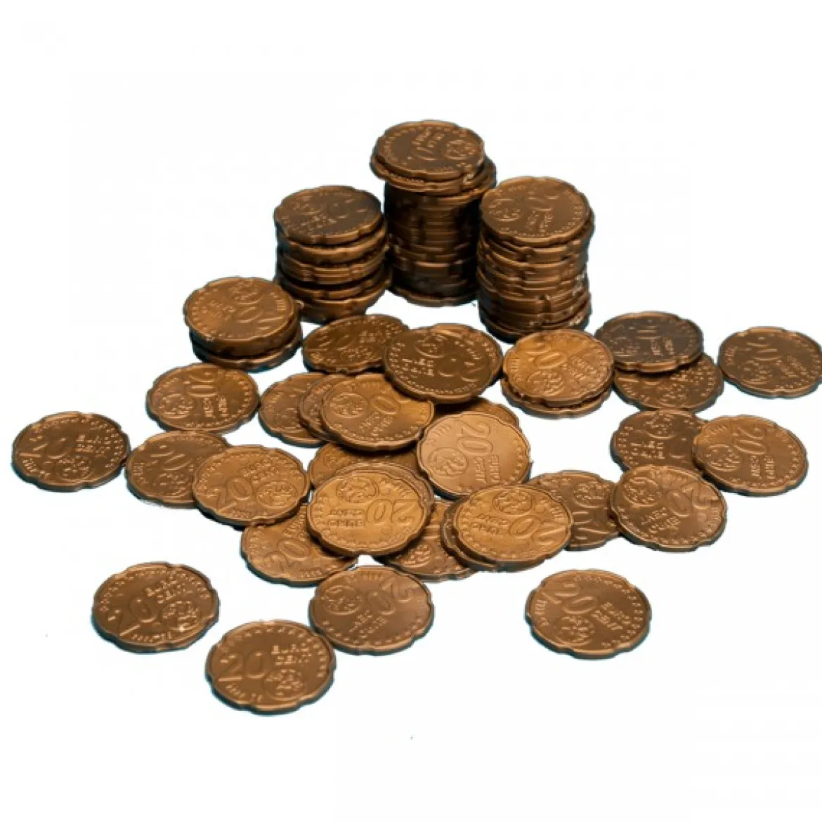 Geld Euro-Münzen Spielgeld 20 Cent