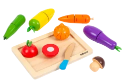 Gemüse-Set Holz