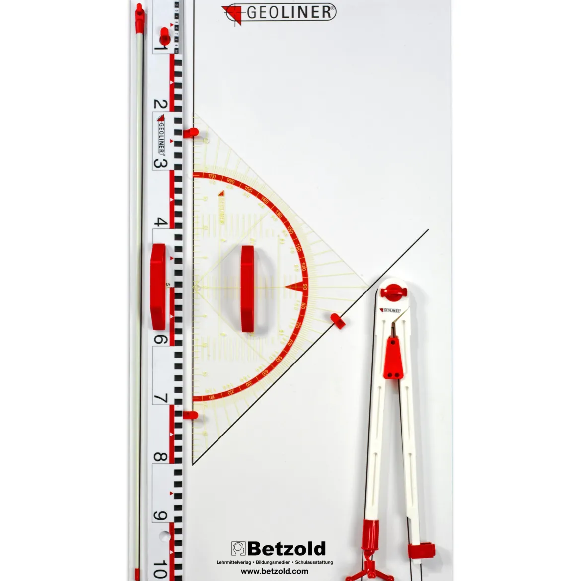 Geoliner Geräteplatte, magnetisch, 5-tlg.