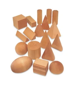 Geometrische Holzkörper, ab 8 Jahre