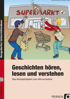 Geschichten hören, lesen und verstehen, Broschüre inkl. CD, 3.-4. Klasse