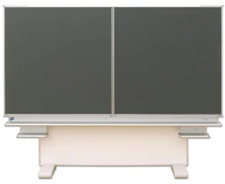 Gestell-Klappschiebetafel, anthrazit, 150x100cm, freistehend und GS-geprüft