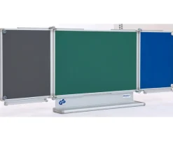 Gestell-Klappschiebetafel, feststehend (grün, 200x100cm)