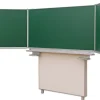 Gestell-Klappschiebetafel, feststehend, 200x100cm blau