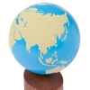Globus Land und Wasser mit Sandpapierstruktur