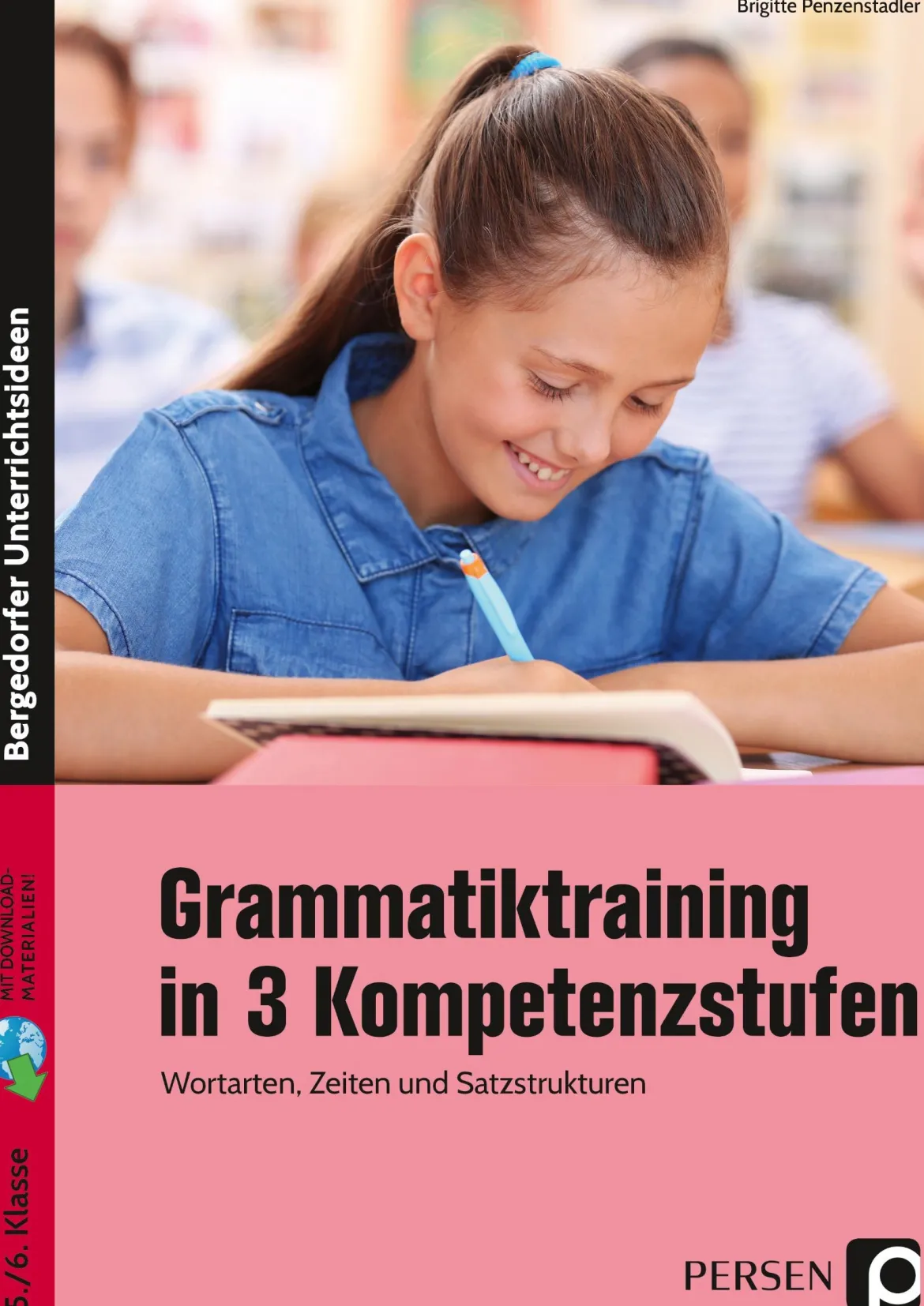 Grammatiktraining in 3 Kompetenzstufen 5./6. Kl., Buch