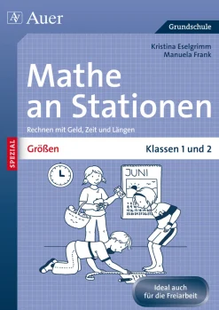 Größen an Stationen, Buch, 1.-2. Klasse