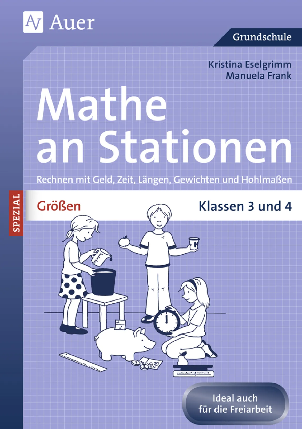Größen an Stationen, Buch, 3.-4. Klasse