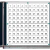 Große Hunderter-Folientafel, 2er Set, Format 96 x 96 cm