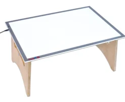 Großer Lichttisch inkl. Boden-Klapptisch, ab 3 Jahren