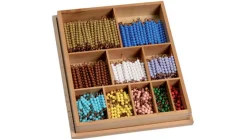 Großer Satz Perlenstäbchen aus Kunststoff zur Multiplikation