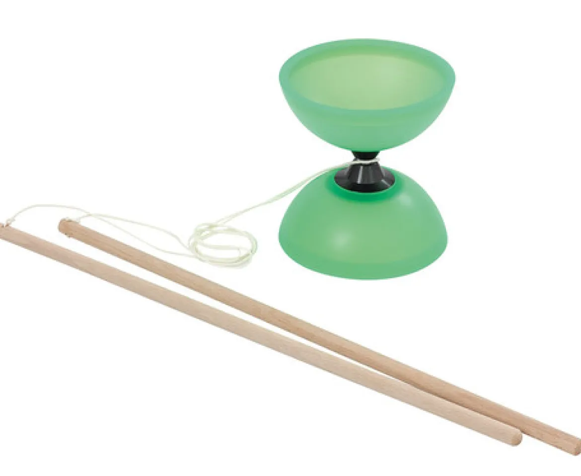 Großes Diabolo Vision mit Handstäben, farblich, ab 6 Jahren