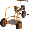 Großes Dreirad mit Stehplatz, Shuttle Trike Maxi, orange, TopTrike Kinderfahrzeug