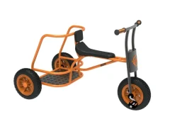 Großes Dreirad mit Stehplatz, Shuttle Trike Maxi, orange, TopTrike Kinderfahrzeug