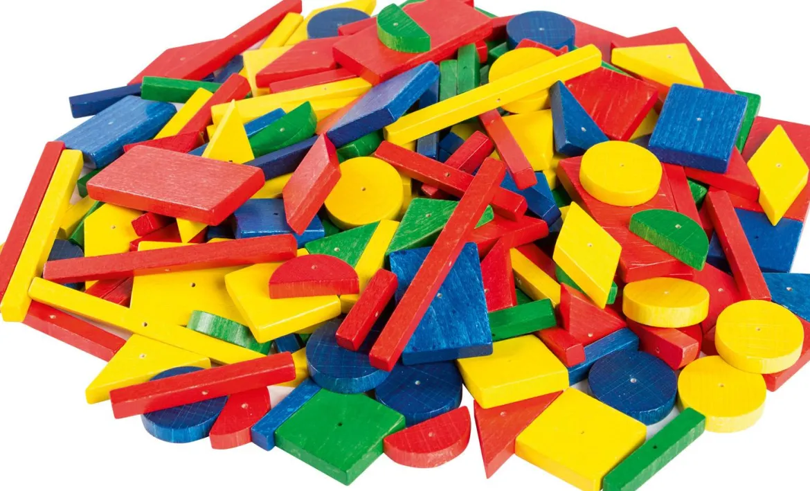 Großes Formen-Nagelmaterial, ab 3 Jahre