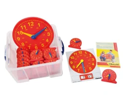 Großes Klassen-Set Uhren, 5-9 Jahre