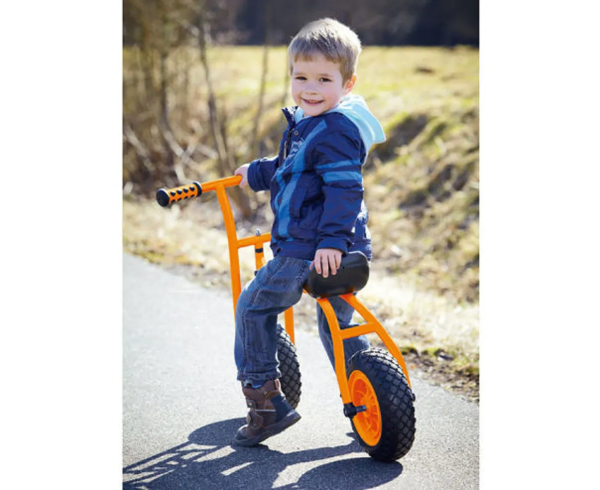 Großes Laufrad mit zwei Rädern, Walker, orange, TopTrike Kinderfahrzeug