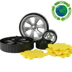 Große Steckbausteine, Giant Polydron, Fahrzeug-Set, 32 Teile, aus Recyclingkunststoff, für Kinder