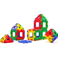 Große Steckbausteine, Giant Polydron, Kleines Set, 40 Teile, aus Recyclingkunststoff, für Kinder