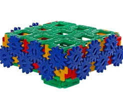 Große Steckbausteine, Giant Polydron, Zahnrad-Set, 58 Teile, aus Recyclingkunststoff, für Kinder