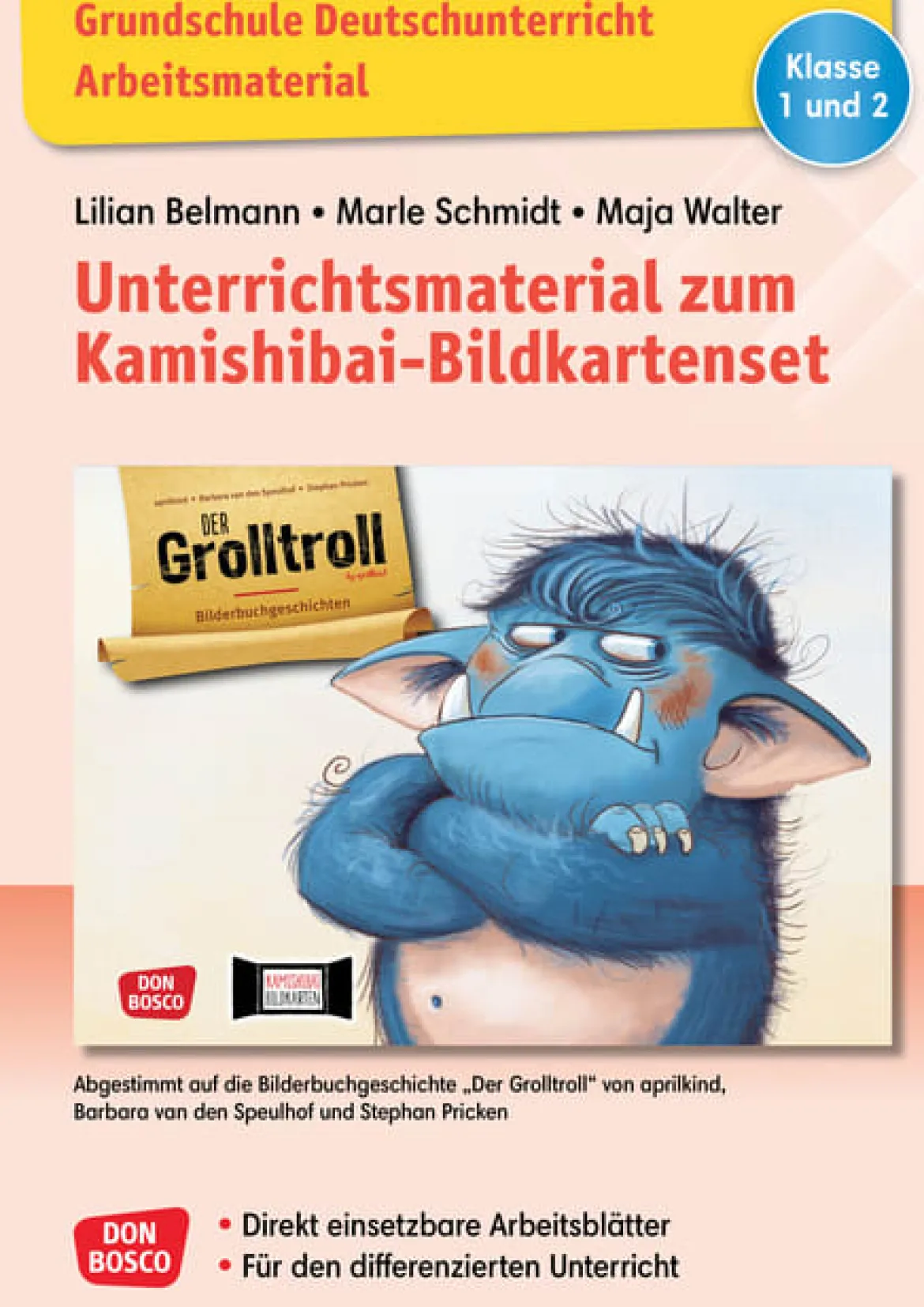 Grundschule Deutschunterricht. Unterrichtsmaterial zum Kamishibai-Bildkartenset: Der Grolltroll, 1.-2. Klasse