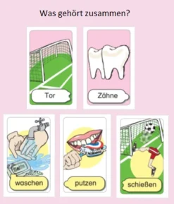 Grundwortschatz DaZ - Das gehört zusammen!, Kartenspiel, ab 7 Jahre
