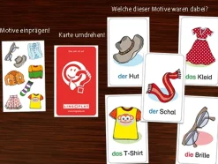 Grundwortschatz DaZ - Das zieh ich an!, Kartenspiel, ab 5 Jahre