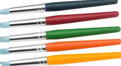 Gummipinsel-Set, 5 Stück, Ø 7,5 mm