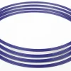 Gymnastik-Reifen, Flachreifen 40 cm blau (4 Stück)