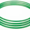 Gymnastik-Reifen, Flachreifen 40 cm grün (4 Stück)