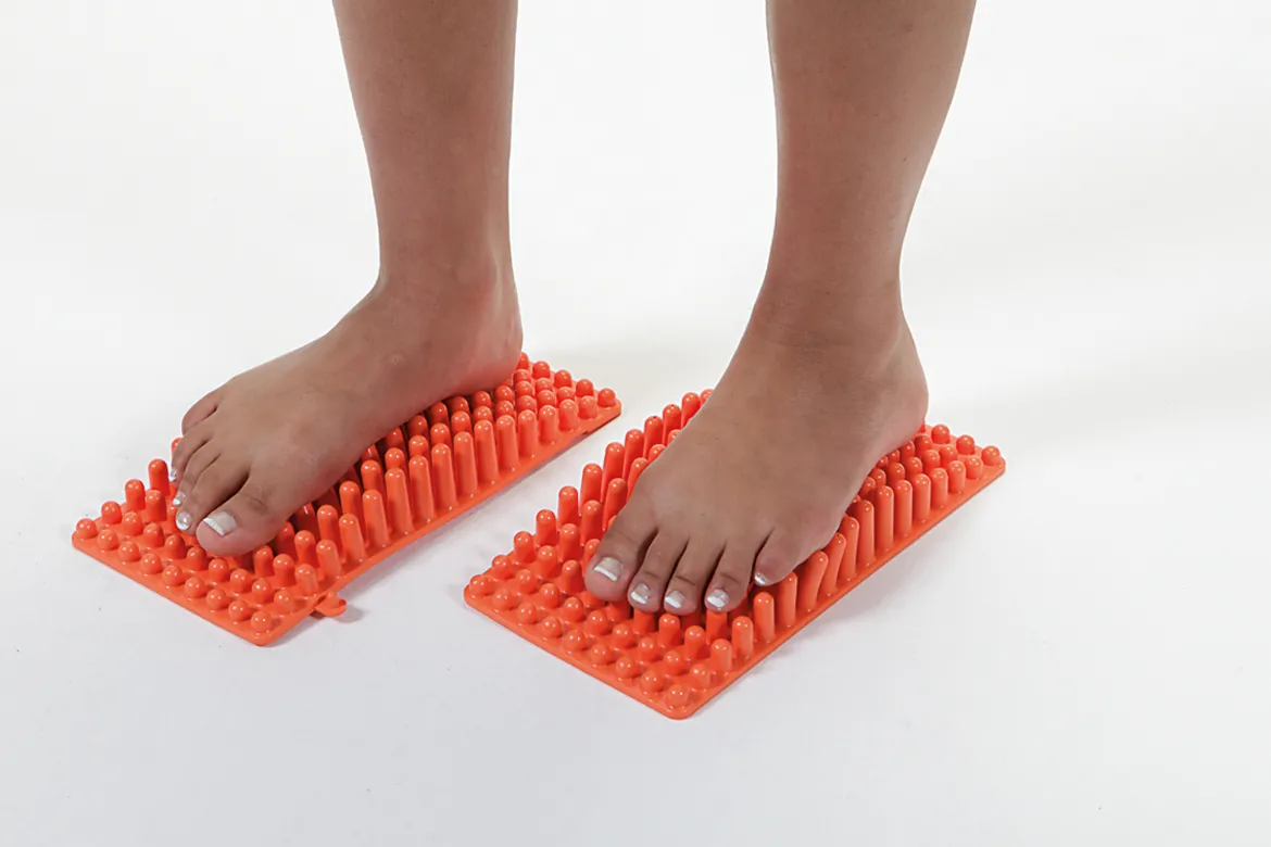 Gymnic Bene Feet Mat, 2 Fußmassagenmatten