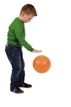 Gymnic Softplay Fußball 22 cm, 220 gr, blau
