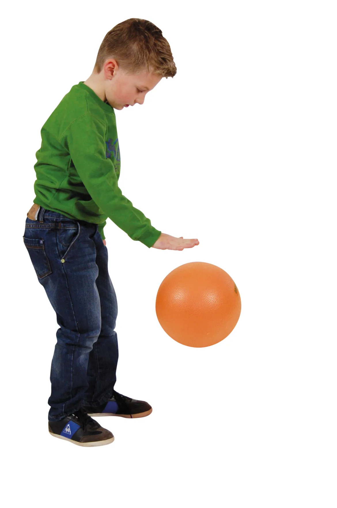 Gymnic Softplay Fußball 22 cm, 220 gr, blau
