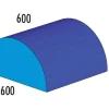 Halbzylinder MAXI blau/hellblau, 600x600 Durchmesser, ab 4 Jahre