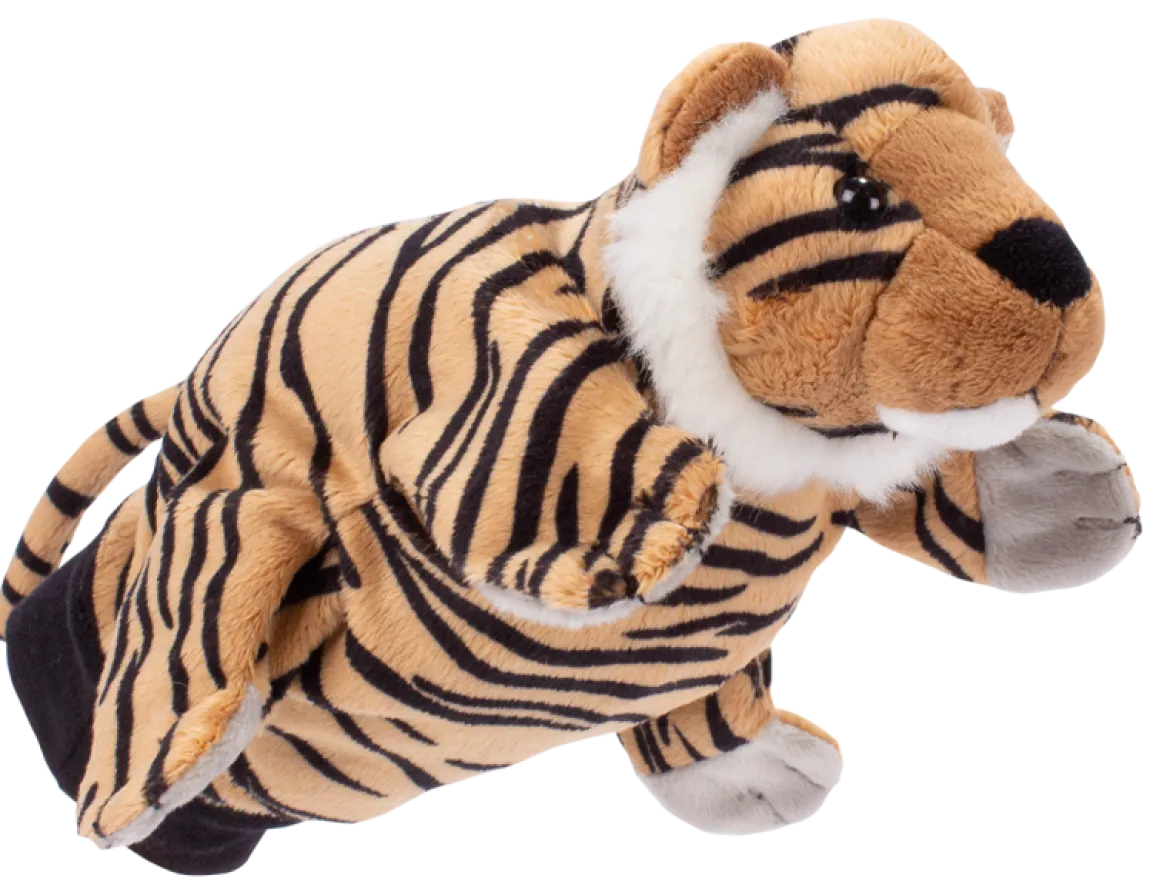 Handpuppe Tiger, ab 3 Jahre