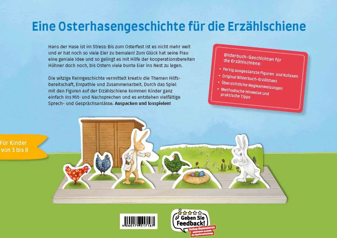 Henne, Has' und Osterspaß, 3-8 Jahre