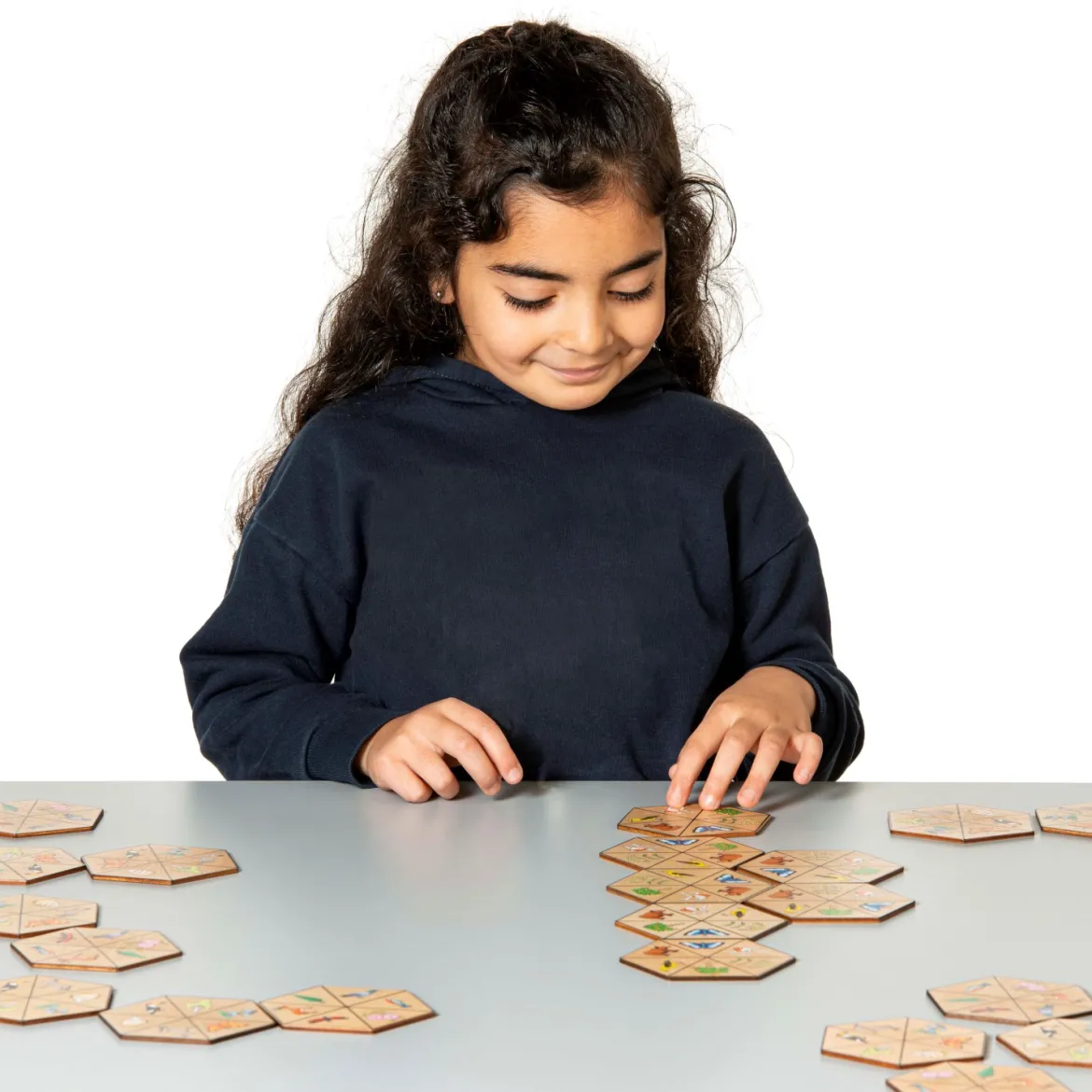 Hexagon Natur, Legespiel, 4-8 Jahre