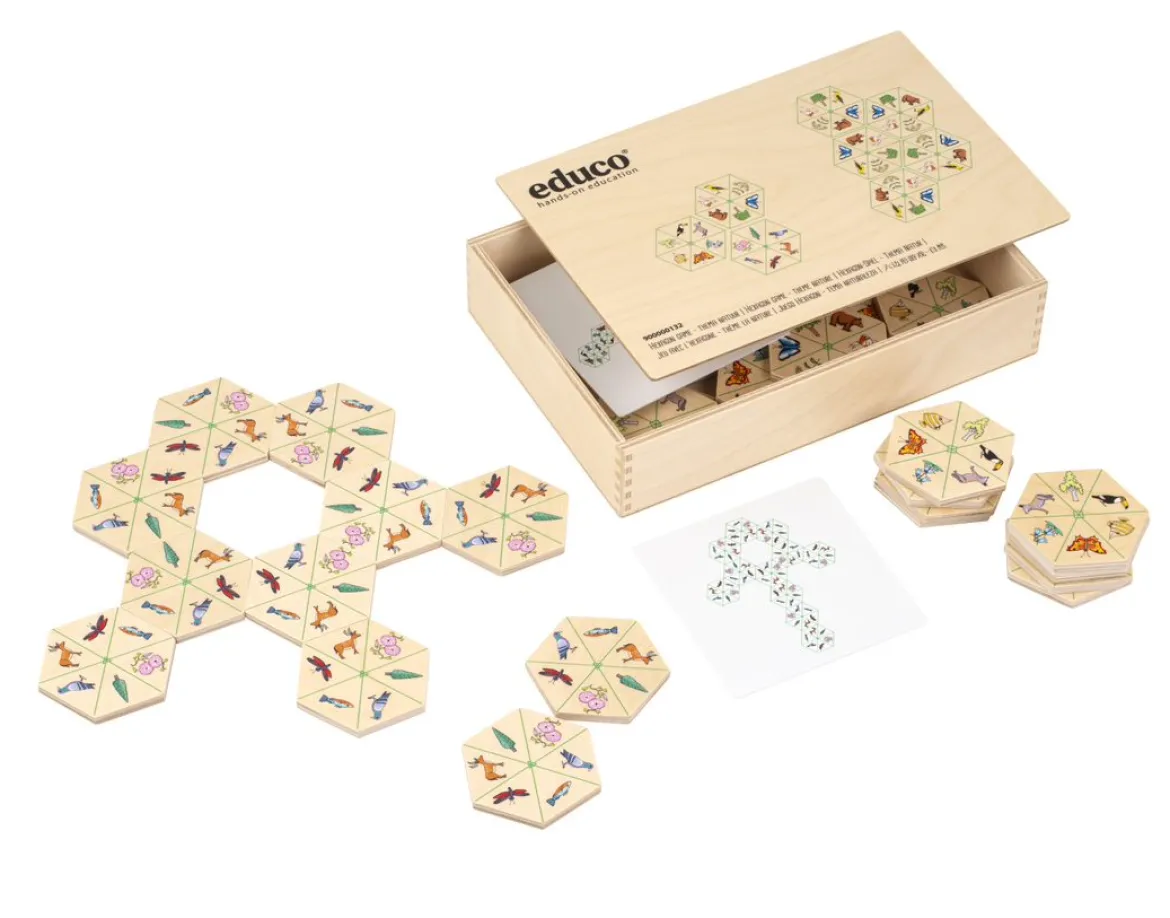 Hexagon - Thema Natur, Legespiel