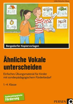 Ähnliche Vokale unterscheiden, Heft, Klasse 1-4