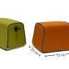 Hockidu - Hocker gepolstert mit Schlaufe, Farbe orange