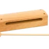 Holzblocktrommel, Großer Block, 3 x 7 x 18 cm
