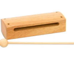 Holzblocktrommel, Großer Block, 3 x 7 x 18 cm